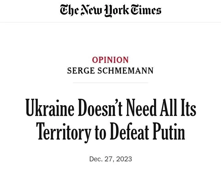 NYT Changes its Ukraine tune